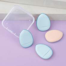 4pcs Thumb-Sized Mini Makeup Sponges, Dry & Wet Foundation Applicator, Finger Tip Powder Puff - Multicolor - View 14
