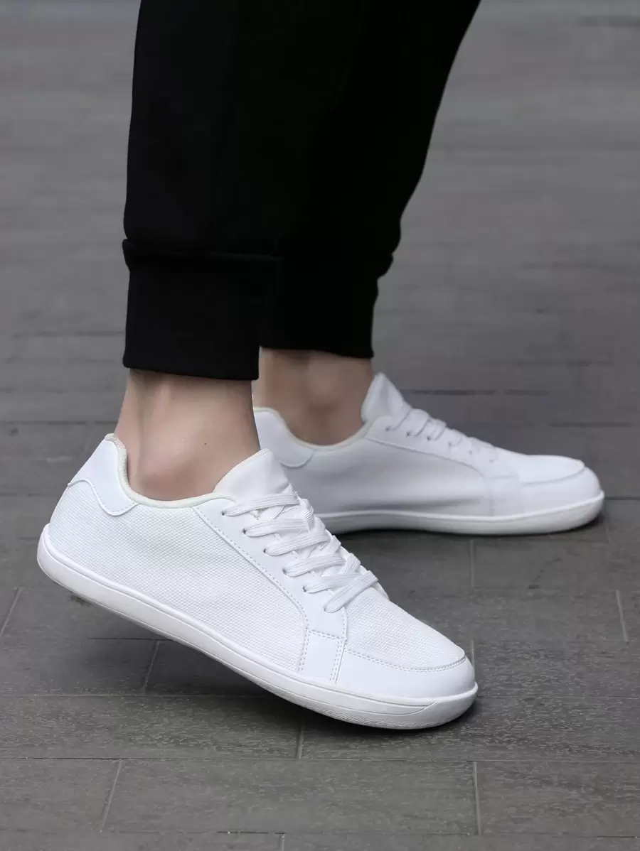 Neue lässige, atmungsaktive, breitzehenförmige Outdoor-Kletter-, Rad- und Lauf-Sportschuhe, rutschfeste Wanderschuhe - Weiss - Übersicht 1