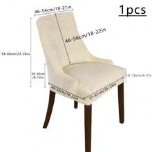 1pc Solid Color Velvet Stretch Armchair Slipcover, Modern Minimalist Dust-Proof, Stain-Resistant Recliner Chair Cover, Suitable For Living Room, Study, Dining Room, Home, Bedroom Decor, All Seasons - Multicolor - View 13