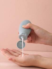 3 件/套旅行可再填充瓶+4 件便携式牙刷盒牙刷架牙刷头套，可再填充乳液分配器便携式乳液瓶旅行瓶套装防漏旅行瓶套装，可再填充浴室空容器 - 彩色 - 查看 6