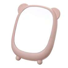 1pc Girly Tabletop Makeup Mirror, Compact & Elegant Home Vanity Mirror For Student Dorm Gifts Birthday Graduation