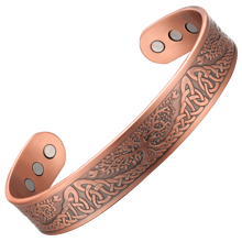 1pc 99.9% Copper Magnetic Bracelet, Men's And Women's Models, Life Tree Series, Couple Bracelet, Perfect Gift.
