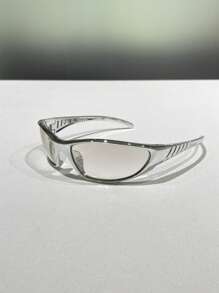 Óculos de Moda Retrô Y2K Cool Girl para Homens e Mulheres, Óculos Oversized de Moda de Rua Europeia e Americana Hip-Hop, Óculos de Estilo Punk Funcional para Verão, Praia, Viagens, Uso Externo