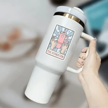 Der Hydration Tarotkarten Aufkleber, Klebstoff Aufkleber für Auto, Laptop, Fenster, Tür, Kühlschrank, Wasserflasche - Motivierender Vinyl Aufkleber,Schulmaterial - Verschiedenfarbig - Übersicht 9