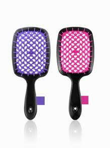 1Pc/2Pcs Detangling Hair Brush Wet & Dry Vented Detangling Hair Brush, Combing Through Curls & Removing Tangles, Lightweight Hair Accessories For All Hair Type, Hair Brush, Comb, Hair Tools, Hair Products And Accessories For Barber Salon Beauty Back To School, Travel Holiday Essentials, Hair Accessories Brushes, Edge Brush, Detangling Brush, Comb, Slick Back Brush, Hairbrush, Edge Brush Hair Brush, Detangling Brushes, Hair Tools, Hair Stuff, Hair Care, Curly Hair Brush, Barber, Hairdressing Equipment, Hairstyle, Hairdressing,Hair Brush,Slick Back Brush,Styling Brush,Curly Hair Brush,Edge Brush,Hair Comb,Brush Hair,Hair Brush Set,Comb Hair,Comb For Curls,Detangling Brush,Hair Brush For Women,Hair,Travel,Hair Products,Hair Tools,Hair Stuff,Barber,Barber Accessories,Barbershop,Hairdressing Equipment - Multicolor - View 20
