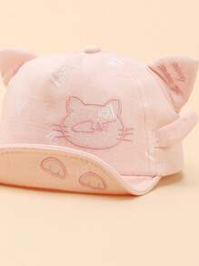 Spring New Cartoon Cat Ear Print Baby Sun Hat, Travel & UV Protection Hat - Multicolor - View 6