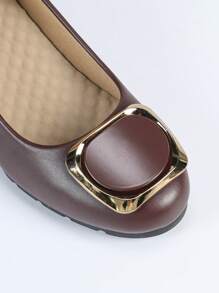 Giày cao gót đế xuồng mềm mại thoải mái thời trang cho nữ - Đỏ - Xem 4