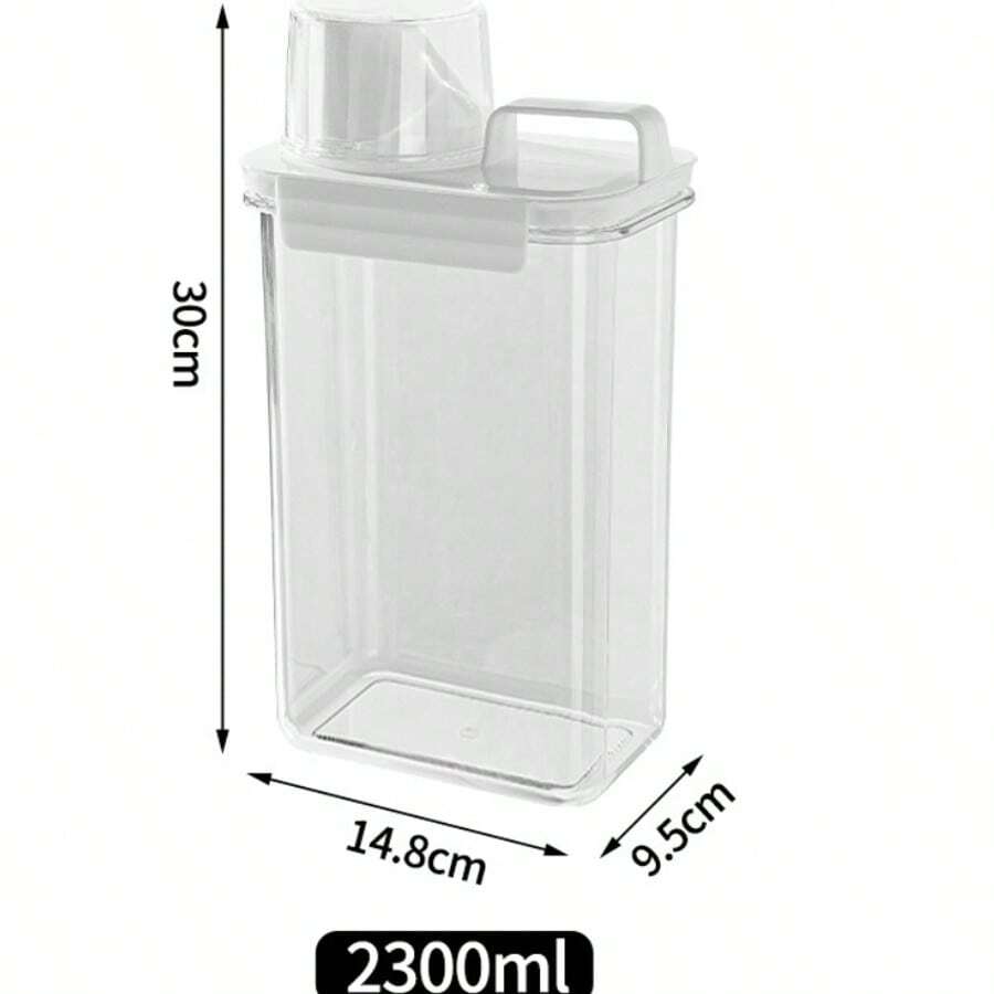 液体洗衣粉分配器、洗衣皂分配器、透明塑料织物柔顺剂容器和容器、洗衣房整理和储存