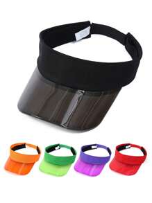 Casquette de baseball à bord transparent, chapeau léger de protection solaire casual, visière mode et polyvalente coupe-vent, convient pour le printemps et l'été