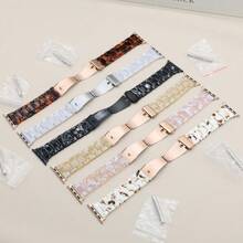 树脂手链与 Apple Watch 表带兼容 49 毫米 46 毫米 45 毫米 44 毫米 42 毫米 41 毫米 40 毫米 38 毫米时尚表带配不锈钢扣与 Apple Watch 系列 SE 系列 10 9 8 7 Ultra 6 5 4 3 2 1 兼容 - (S1~3)42毫米/44毫米/45毫米/46毫米/49毫米 - 查看 8