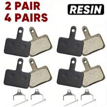 2/4 pares de pastillas de freno de resina para componentes de bicicleta Marca B01S Pastillas de freno hidráulicas resistentes al desgaste para MTB Pastillas de freno para B03S B05S Accesorios de bicicleta