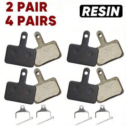 2/4 par hartsbromsbelägg för cykelkomponenter Märke B01S Slitstarka hydrauliska bromsbelägg MTB-bromsbelägg för B03S B05S Cykeltillbehör