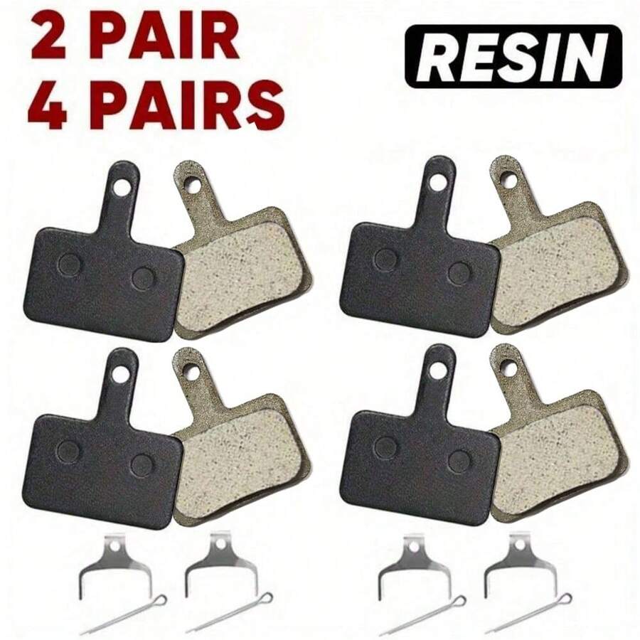 2/4 pares de pastillas de freno de resina para componentes de bicicleta Marca B01S Pastillas de freno hidráulicas resistentes al desgaste para MTB Pastillas de freno para B03S B05S Accesorios de bicicleta