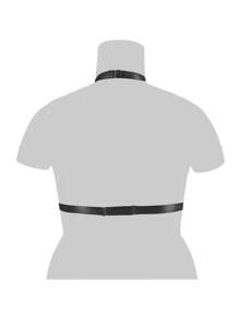 性感女士加大码紧身胸罩笼式胸罩无罩杯胸罩朋克哥特式吊带胸罩