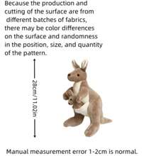 Creative Simulation Kawaii Realistic Easter Egg Bunny, Mother And Child Kangaroo Stuffed Toy Fun Simulation Animal Stuffed Doll Toys Can Be Placed In The Egg Bunny Soft Stuffed Stuffed Doll Decoration For Children's Room, Cute Stuffed Doll Bunny Suitable For Birthday Party Decoration, Christmas, Halloween, Thanksgiving Throw Pillows