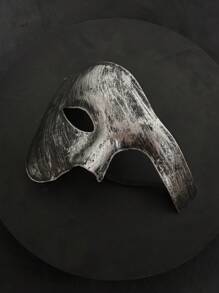 1 pezzo Maschera da mascherata vintage con mezzo volto a tema principe, accessorio per adulti per feste in costume, decorazione per coppie