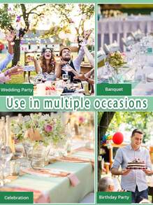 Bộ 10 chiếc/20 chiếc/50 chiếc Dây đai ghế đàn hồi màu xanh lá cây chanh/hồng/xanh dương hoàng gia/đỏ/xanh lá cây đậm/vàng/trắng có khóa thắt nơ, thích hợp cho đám cưới, tiệc tùng, tiệc chiêu đãi, sự kiện, lễ nghi, tiệc chiêu đãi, trang trí, sinh nhật và nhiều dịp ý nghĩa khác - Nhiều màu - Xem 12