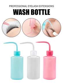 Winky Beauty 1pc 250ml Cleaning Bottle For Eyelash Extension Elbow Squeeze Dropper Lash Cleanser Bath With Curved Spout Bottles Primer Kettle Rinse Plastic Narrow Wash Cap Makeup Tools Pink White Blue Makeup Tools Wholesale