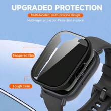 钢化玻璃 + PC 外壳适用于小米 Redmi Watch 5 Active/Lite 保护套软 TPU 屏幕保护膜手表壳适用于 Redmi Watch 5 外壳