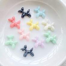 20/30/50pcs Colorful Mini Mixed Style Cartoon Puppy Charm - For DIY Nail Art, Scrapbooking, Wedding Earrings & Jewelry Crafts, Odorless, Cartoon Animal Flat Back Resin Decoration