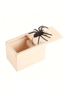 1pc Spider Prank Box, Practical Joke Toy, Prank Your Best Friend, Festival Gift, Birthday Gift, Perfect Gift, Gift, Toy, Easter Gift, April Fool's Day Gift, Halloween Gift, Christmas Gift