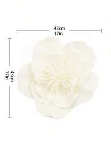 17in Large Artificial Flower For Women Tea Party Fancy Flower Hats Headwear For Girls Women Accessories Fashion Hairband Headwear