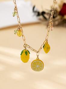 1 chiếc vòng tay trang trí hình trái cây tối giản thời trang hàng ngày - Nhiều màu - Xem 5