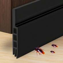 1/2pcs Door Bottom Gap Sealing Strip Self-Adhesive Windproof And Dustproof Soundproof Door Gear Children's Room Door Stop, Windproof In Winter And Insect-Proof In Summer