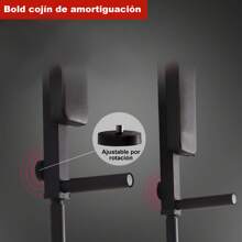 Home Gym 8 Ejercicios En 1 Soporta 400kg  Barra de Dominadas Gimnasio en Casa  Fortalece Espalda Brazos y Mas  para Pared y Piso, Uso Rudo Fácil Instalación - Negro - Ver 5