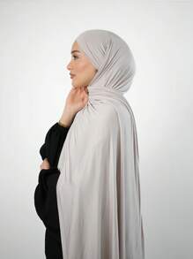 1 Stück Instant-Jersey-Hijab aus weicher, atmungsaktiver und knitterfester Stoffqualität. Binden-Hijab. Geeignet für ganzjährige Nutzung und täglichen Gebrauch durch Muslime.
