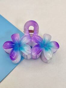 Double-Paired Flossom Clip Candy Gradient Color Flower Hairpin Female Hair Accessories Headdress