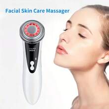 Household Beauty Equipment, Imported Massagers, Three-In-One Massagers, LED Portable Beauty Tools, Facial Beauty Tools - trắng - Xem 2