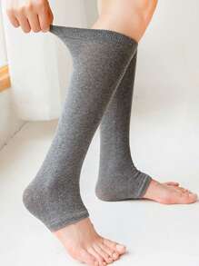 1 Pair Summer Air Conditioning Room Knee Protection Socks, Non-Curling To Keep Knees Warm - Multicolor - View 7