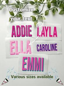 Nhãn dán tên tùy chỉnh cá nhân, kích thước 3-6 inch, nhãn dán tên hai lớp, decal vinyl tên 3D có hiệu ứng đổ bóng, decal tên tùy chỉnh, ý tưởng quà tặng cá nhân hóa, nhãn dán vinyl chống thấm nước, decal cốc, quà tặng cho nam, quà tặng cho nữ, decal tên, nhãn dán ngày tháng, trở lại xu hướng thời trang, đa chức năng, trang trí, có thể tái sử dụng, tinh tế, phong cách, chất lượng cao, nhiều màu sắc, hiện đại, tùy chỉnh, cá nhân hóa, độc đáo, quà tặng lý tưởng cho nam, quà tặng lý tưởng cho nữ, bạn trai, bố, bạn gái, mẹ, gia đình, bạn bè, phòng trà, nhà, vườn, văn phòng, cho các dịp kỷ niệm, ngày lễ tình nhân, ngày của mẹ, sinh nhật, ngày của cha, lễ tốt nghiệp, đám cưới, tân gia. - Nhiều màu - Xem 1