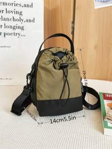 2025 New Commuter Backpack, Large Capacity, College Style, Multifunctional Messenger Bag (No Strap Included), Water Bottle Pocket, Outdoor Camping, Unisex, Shoulder Bag, Fashion Casual, Business, Gift, Water-Resistant Fabric, Travel Chest Bag, Gym Bag, Summer Sports Bag, Durable, Foldable, Expandable, Multipurpose, Zipper, Business Trip, Travel Holiday - Multicolor - View 5