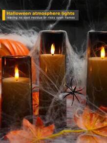 5pcs Flameless Candle Lights With Timer Remote Control, Battery Operated LED Candle Lamps, Decorative Lights For Home, Bedroom, Wedding, Proposal, Christmas, Halloween, Parties Gifts Birthday Graduation