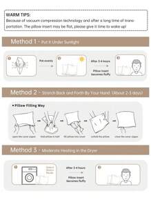 1件装蓬松保暖四季通用花卉图案被芯，如云般柔软的羽绒替代被芯，适用于单人床、双人床、大号双人床、特大号双人床，通过Oeko-Tex认证 - 米色 - 查看 11