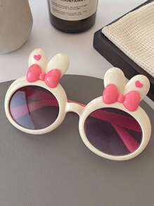 1pc Kids Cute Rabbit Cartoon Design Fashion Fashion Glasses For Boys & Girls
