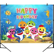 2.1m X 1.5m Backdrop, Photography Backdrop, Birthday Party Decoration, Aquarium Wall Decor, Large-Scale Mall Event Backdrop