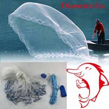 HYYKJ-US Fishing Cast Net, 10ft Fishing Cast Net, Fishing Cast Net For Bait Trap - 1 - View 1