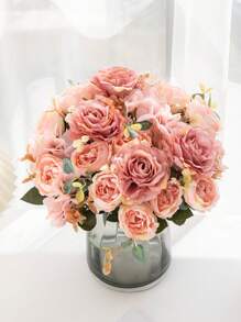 1/2/3PCS Artificial Flowers-Peony, Silk Peony, Fake Plants, Home, Dining Room, Living Room, Outdoor Garden Decoration,The Art Of Inserting Flowers, Photography Props, Autumn, Spring, Vase, Flower Wall, Flower Wreath, Bridal Bouquet, Wedding Decoration, DIY Flower Wreath Materials, Birthday Party Decoration Materials, Home Decoration Accessories, Valentine's Day. Gifts Graduation