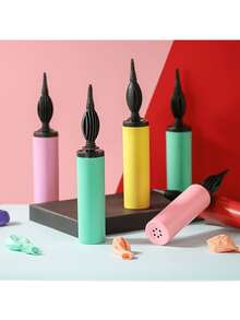 1/3pcs Balloon Inflator, Random Color Balloon Hand Pump, Balloon Accessories, Party Activities Supplies, Party Tools
