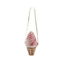 Cute Ice Cream Rhinestone Clutch Diamond Crystal Purse Evening Bags