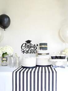 1 stuk taarttopper met afstudeerthema, decoratiebenodigdheden voor afstudeerfeesten 2025, cupcakedecoratie voor afstudeerfeesten, taartversieringen voor de afstudeerceremonie, decoratie voor taarttoppers voor afstudeerfeesten, bedankjes voor afstudeerfeesten