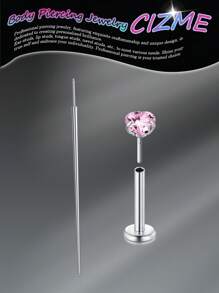 CIZME 银色无螺纹鼻钉 18g 平背鼻钉 18g 软骨耳环 平背 平背鼻钉 18 号无螺纹鼻环 推入式耳蜗耳钉 女士 8mm，平背耳环耳钉 无螺纹耳屏唇钉 软骨唇 美杜莎耳蜗 身体穿孔首饰 防过敏 男女皆宜 - 銀色 - 查看 11