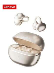 Lenovo Lenovo EA410-Clip-On Wireless Headphones, Lightweight And Comfortable To Wear, 24-Hour Battery Life, HiFi Stereo Sound, No Need To Fall Out During Exercise, Compatible With Laptops, Mobile Phones And Other Devices, Connect As Soon As You Take Them Out