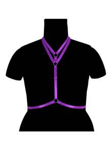Body Harness For Women Bra Goth Plus Size Punk Chest Strap Belt Festival Rave Lingerie - Multicolor - View 11