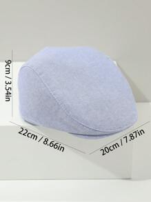 1pc Baby Beret Hat, Unisex Toddler Baseball Cap, Casual Fashion Newsboy Hat For Baby Boys & Girls, Spring