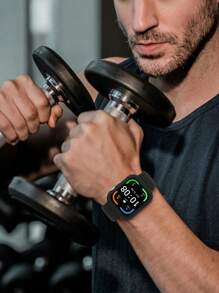 St.siabe 3-In-1 Includes A Wristband, Case, And Film For Women And Men. I Fashion Classic Monochrome Silicone Watch Bring Compatible With Apple Watch Band 38mm 40mm 41mm 45mm 44mm 42mm 49mm Belt, Soft, Comfortable, And Breathable Replacement Strap With Apple Watch Ultra Series 9/SE/8/7/6/5/4/3/2/1 Bracelet Accessories