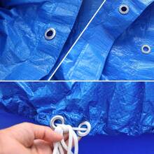 For Bestway Steel Pro Frame Garden Rectangular Swimming Pool Cover Tarpaulin - Blue - View 5